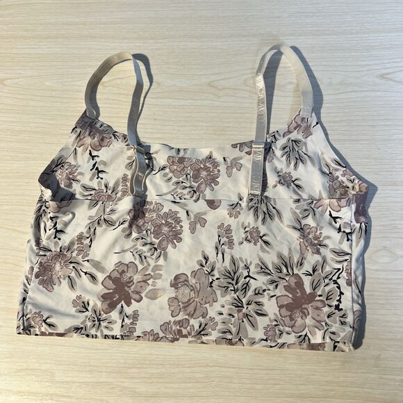 Vince Camuto Lounge Bralette Bra Top Womens XL Floral Festival Boho Hippie - Picture 5 of 8